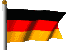 Flagge deutsch am Mast